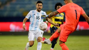 Nicolás González es uno de los nuevos futbolistas que se incorporó a la selección en el último tiempo de la mano de Scaloni. 