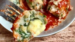 Tomá nota de esta receta de ñoquis de papa y acelga rellenos