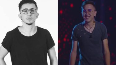 Rodrigo Noya y el participante de La Voz que es "igualito" a él.
