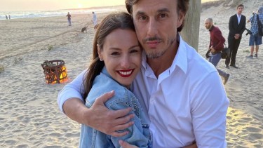 Pampita y Roberto García Moritán. 