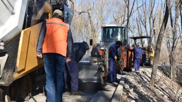 Los últimos tramos de ejecución del Paseo de la Costa, sector confluencia de los ríos Neuquén y Limay (gentileza)