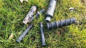 Destruyeron cerca de 50 aspersores de espacios verdes de Huergo