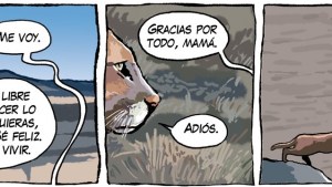«Un puma atrapado en un témpano», la tira 397 de Viajeros