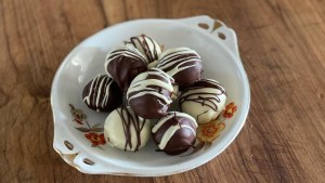 Un postre fácil: trufas de chocolate