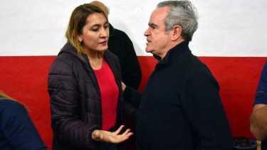 Matzen y De Rege ultimaban anoche un acuerdo de integración en una lista. Foto: Marcelo Ochoa.