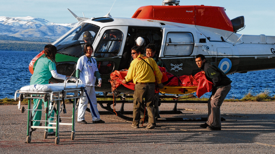 Helicópteros del Ejército o del Servicio de Manejo del Fuego se usan -por lo general- en evacuaciones de personas. Foto: archivo