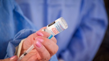 Las vacunas norteamericanas Moderna fueron las primeras de ese origen en usarse en el país. 