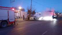 Imagen de Se quemó un auto esta mañana en Cutral Co