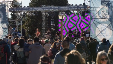 La Fiesta Nacional de la Nieve vuelve a realizarse en Bariloche con actividades en 16 escenarios de la ciudad. Archivo
