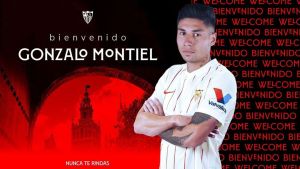 Montiel firmó su contrato con Sevilla por cinco temporadas