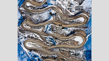 La Cuesta del Rahue vista desde un drone Foto: @drones_nqn