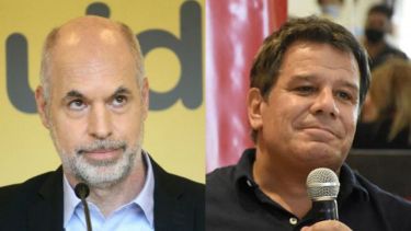 Manes le reclama a Larreta una campaña sucia en su contra, ya que el jefe de gobierno tiene su propio candidato: Diego Santilli.-