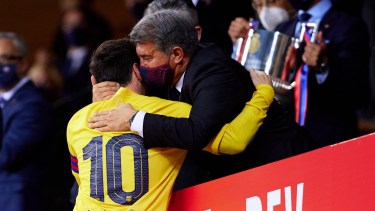 Joan Laporta: "Messi se lo merece todo. Estoy triste, pero hemos hecho lo mejor para el Barça".