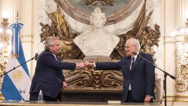 Taiana reemplazó a Rossi en el Ministerio de Defensa. (Foto: @JorgeTaiana)