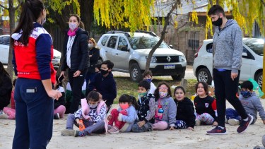 En el mes de la niñez, se harán actividades recreativas para los chicos en los barrios de Regina. (Foto Néstor Salas)