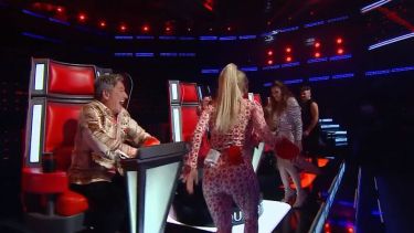 El jurado de La Voz se descontroló y terminó corriendo por el estudio de Telefe. 