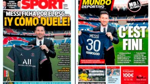 La prensa catalana lamentó la partida de Messi: «¡Como duele!»