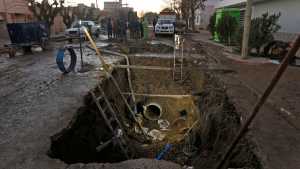 Video: Así preparan la pieza clave para reparar el acueducto de Roca