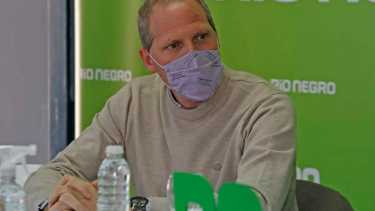 El vicegobernador estuvo esta mañana en Roca en la presentación del Ciclo Maratón Cultural. (foto: Juan Thomes)