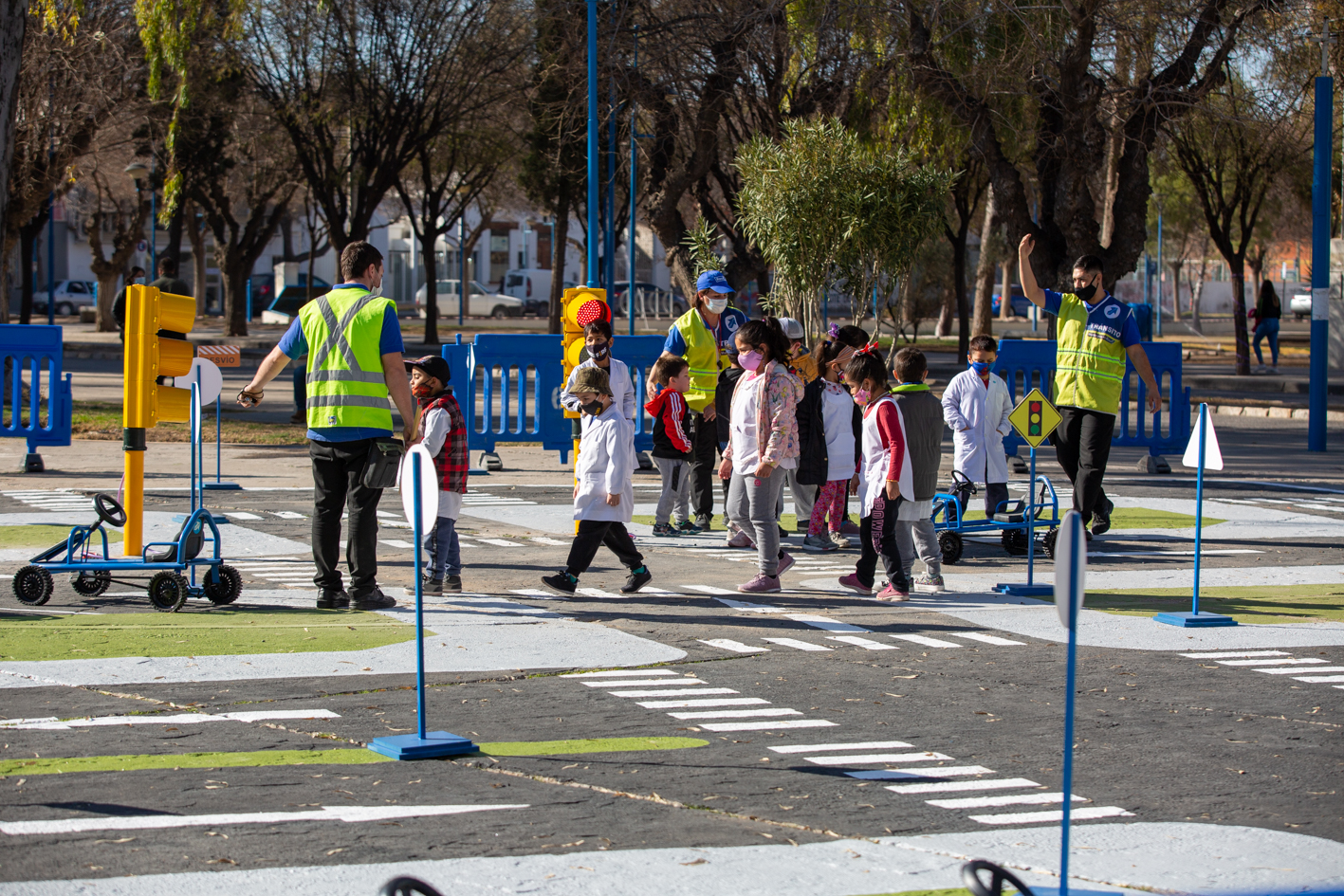 Las escuelas primarias tienen la posibilidad de utilizar el espacio vial. La convocatoria está abierta. (Foto Juan Thomes)
