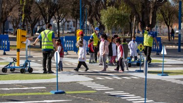 Las escuelas primarias tienen la posibilidad de utilizar el espacio vial. La convocatoria está abierta. (Foto Juan Thomes)
