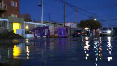 Esta martes, la zona de acueducto de Tres Arroyos amaneció con problemas. Foto: Juan Thomes
