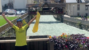 Santos Gabriel Rueda disputa en Francia un nuevo desafío deportivo, con la ultra trail Mont Blanc. Foto: Gentileza