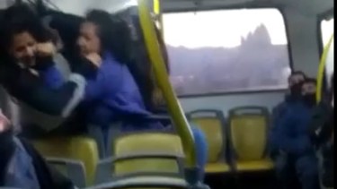 La disputa se dio en la línea 81. Foto: gentileza