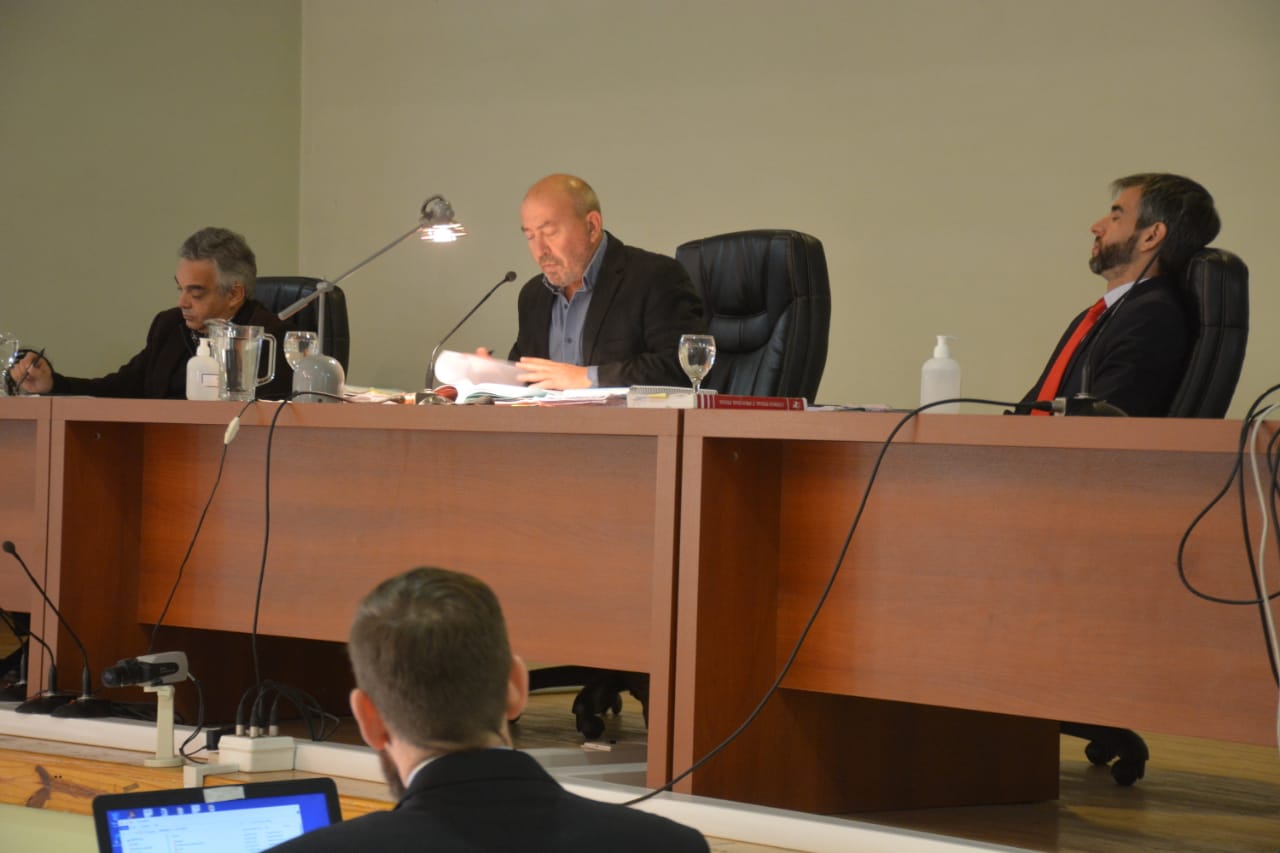 Tribunal Oral Federal de Neuquén, juicio "La Escuelita" (foto Yamil Regules)