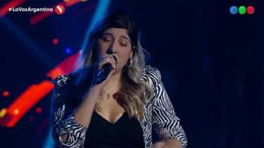 Antonella Domínguez, de Neuquén, recibió buenas devoluciones del jurado. Foto: Captura Telefé