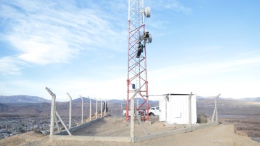 Las obras buscan reducir la brecha digital en el norte neuquino. Foto: Gentileza