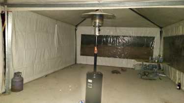 El procedimiento comenzó a las 4. Foto Gentileza.