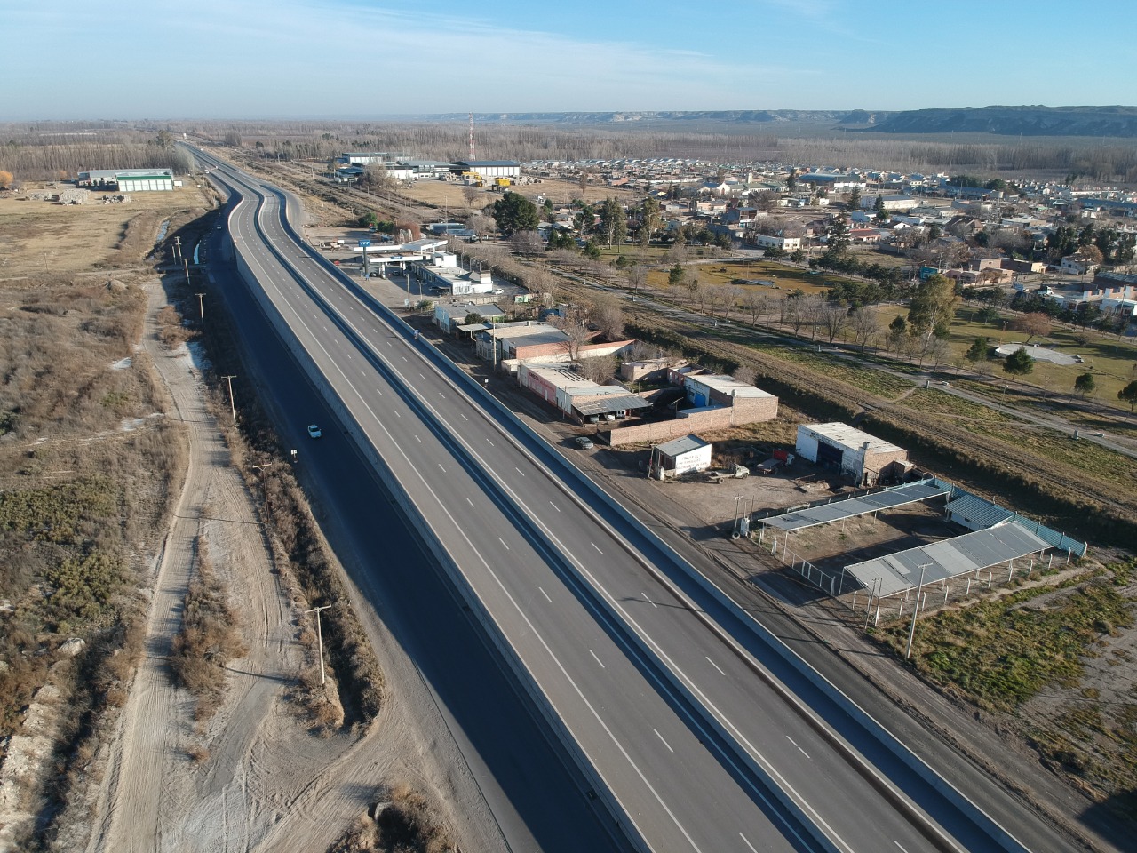 Dentro de la sección 2, entre General Godoy y Cervantes, desde mañana se podrá recorrer la totalidad del tramo en dos carriles por sentido. (Foto: Gentileza)