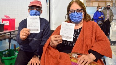 Además de la combinada, también se aplican segunda dosis de AstraZeneca y Sinopharm. Foto: Marcelo Ochoa.