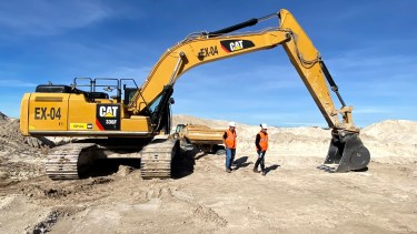 Río Negro espera que sus arenas para fractura generen una revolución en los costos como sucedió en los Estados Unidos. Foto: Gentileza. 