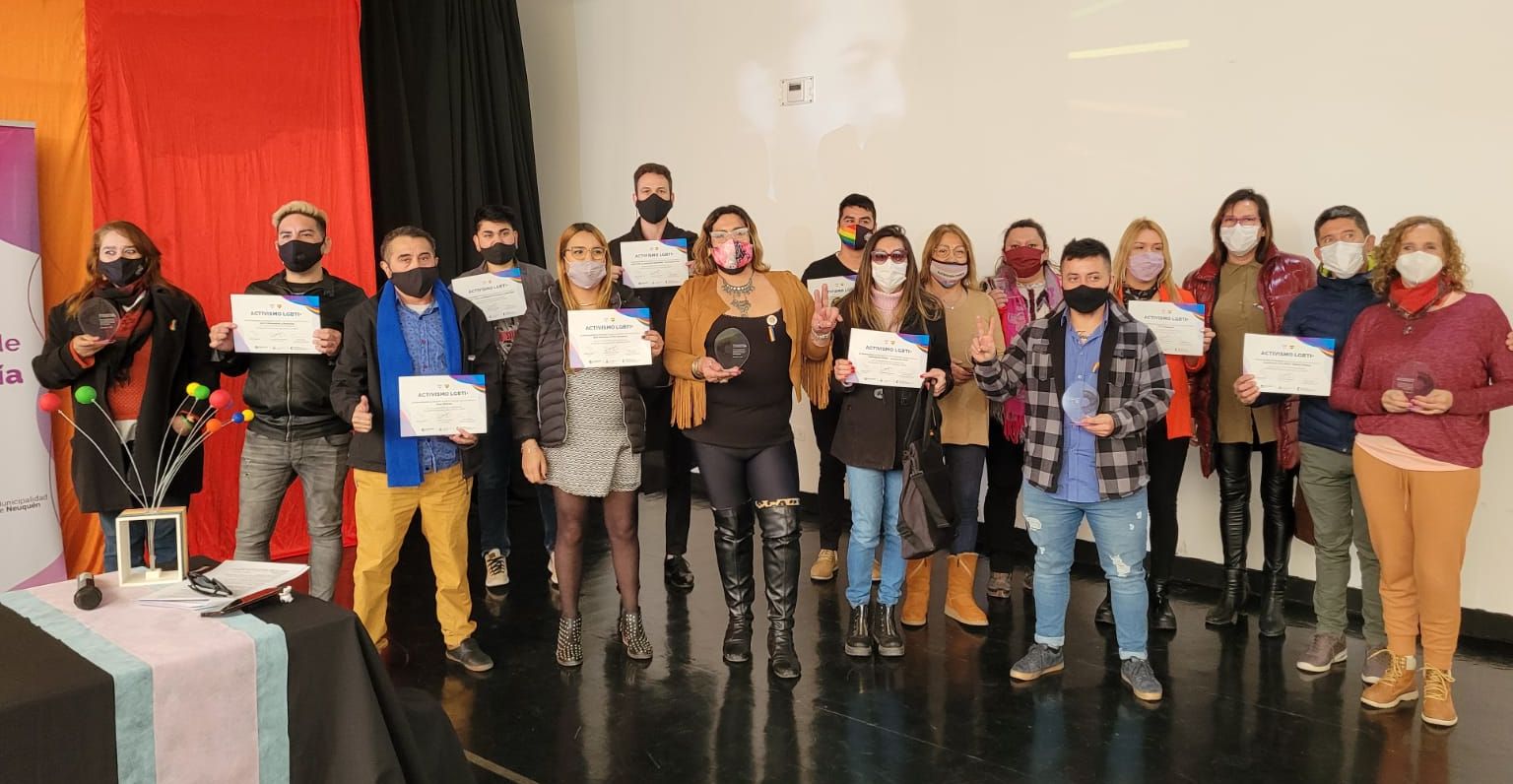 Reconocimiento del municipio al trabajo de las colectividades trans en Neuquén (foto gentileza)