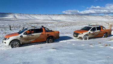 Alrededor de 60 personas participaron del operativo de búsqueda de los cuatro. Foto: Gobierno de Río Negro