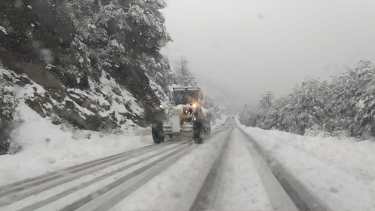 Quienes circulen por la Ruta 40 durante estos días de alerta meteorológico deben extremar las precauciones. (Gentileza).-