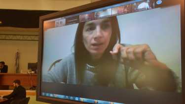 La defensora Celia Delgado pidió que participe de la inspección Carlos Martínez Junor. Foto Yamil Regules.