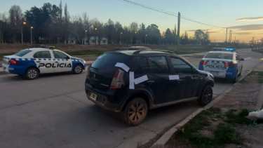 Los autores son de Plottier y se movilizaban en un Renault Sandero. Foto: Gentileza