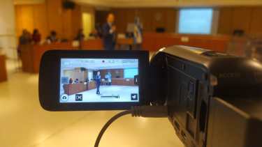 Alegatos de clausura este viernes en la ciudad judicial por el caso Nahiara. Foto:  Gentileza Ministerio Público Fiscal