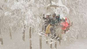 Impresionante: así estaba Chapelco durante la nevada