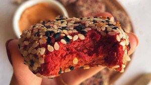 Croquetas de garbanzos, boniato y remolacha