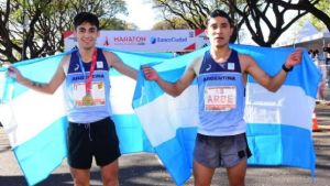 Muñoz y Arbe completaron el maratón en el cierre de los Juegos Olímpicos