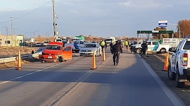 Cerca de Pedro Luro donde concluyó la persecución policial y murió Zapata. Foto: Gentileza.