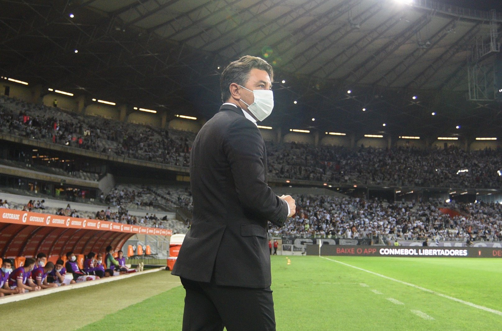 “Hay que ver si el entrenador tiene fuerzas para seguir compitiendo", indicaron desde el entorno del entrenador. (Foto: River Plate)