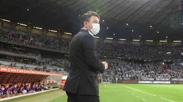 “Hay que ver si el entrenador tiene fuerzas para seguir compitiendo", indicaron desde el entorno del entrenador. (Foto: River Plate)