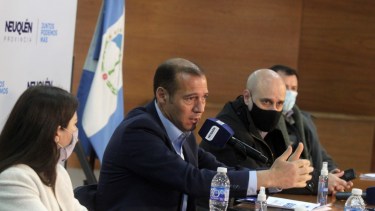 El gobernador, Omar Gutiérrez. Foto: Yamil Regules