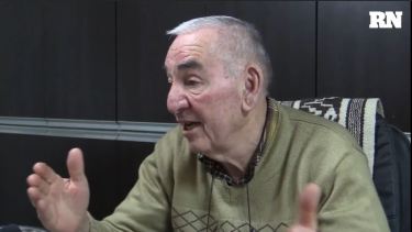 Héctor Alegría y el recuerdo de la entrevista con RÍO NEGRO, en 2019.