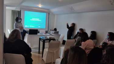 También se realizó una capacitación para los profesionales locales. Foto: gentileza.